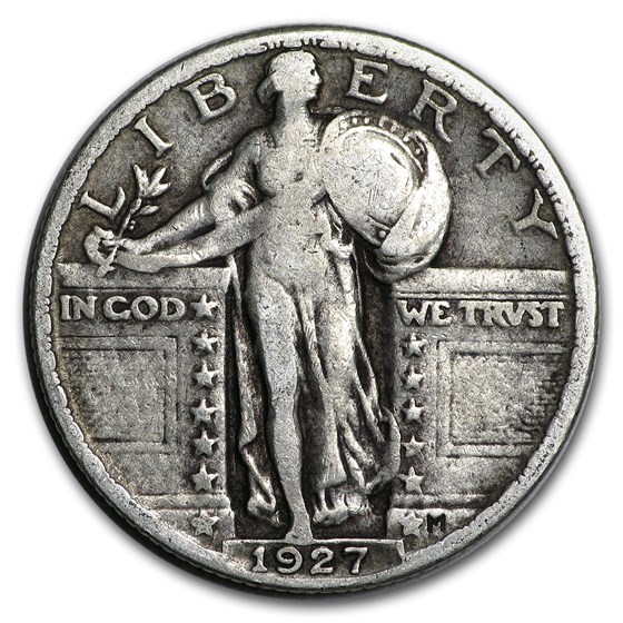 1927 Standing Liberty Quarter Fine 1927 Standing Liberty Quarter Fine