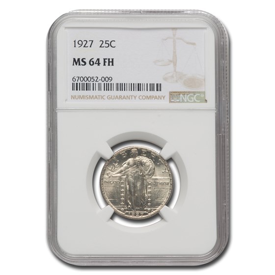 1927 Standing Liberty Quarter MS-64 NGC (FH) 1927 Standing Liberty Quarter MS-64 NGC (FH)