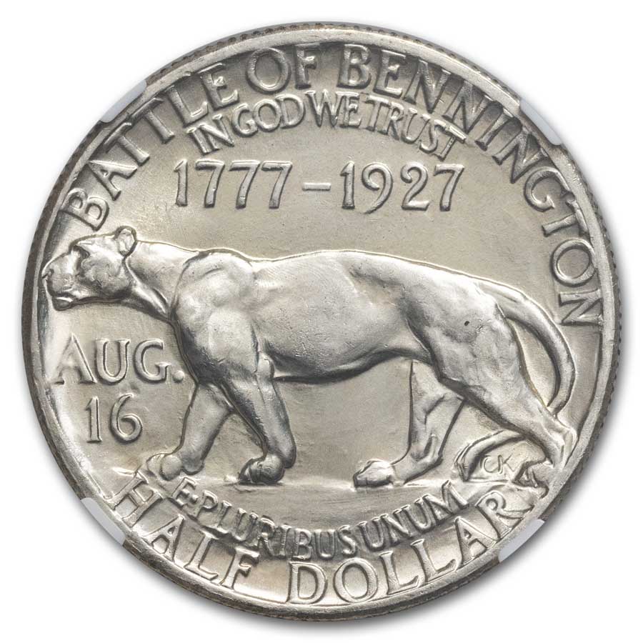 Buy 1927 Vermont Sesquicentennial Half Dollar MS-65 NGC | APMEX