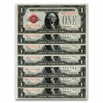 1928 $1.00 U.S. Note Legal Tender CU (Fr#1500) 7 Consecutive