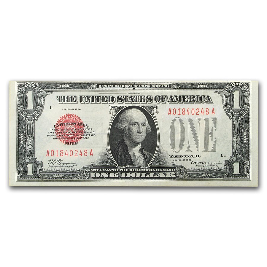 1928 $1.00 U.S. Note Legal Tender CU (Fr#1500)