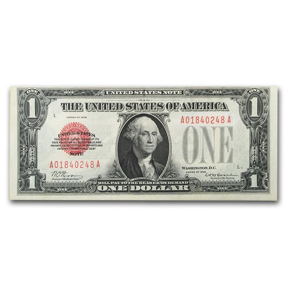 1928 $1.00 U.S. Note Legal Tender CU (Fr#1500) 1928 $1.00 U.S. Note Legal Tender CU (Fr#1500)