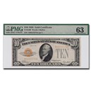 1928 $10 Gold Certificate CU-63 PMG (Fr#2400)