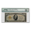 1928 $10 Gold Certificate VF-20 PMG (Fr#2400)