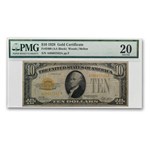 1928 $10 Gold Certificate VF-20 PMG (Fr#2400)