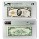 1928 $10 Gold Certificate VF-30 PMG (Fr#2400)