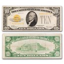 1928 $10 Gold Certificate VF (Fr#2400)