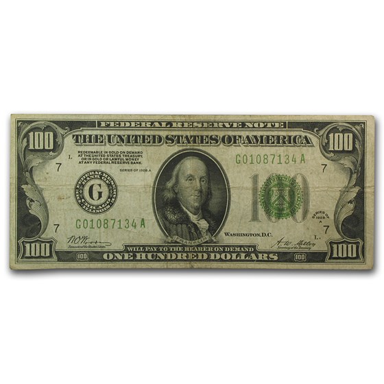 1928 $100 FRN's Fine+ (Districts of Our Choice) 1928 $100 FRN's Fine+ (Districts of Our Choice)