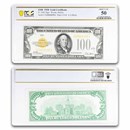 1928 $100 Gold Certificate AU-50 PCGS (Fr#2405)