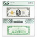 1928 $100 Gold Certificate AU-53 PPQ PCGS (Fr#2405)