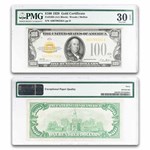 1928 $100 Gold Certificate VF-30 EPQ PMG (Fr#2405)