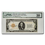 1928 $100 Gold Certificate VF-30 PMG (Fr#2405)