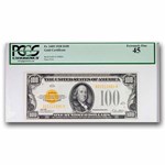 1928 $100 Gold Certificate XF-45 PCGS (Fr#2405)