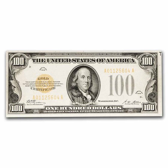 1928 $100 Gold Certificate XF (Fr#2405) 1928 $100 Gold Certificate XF (Fr#2405)