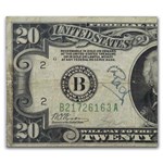 1928/1934 $20 FRN Cull/Good