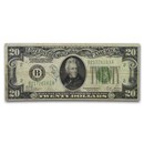 1928/1934 $20 FRN Cull/Good