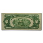 1928 $2.00 U.S. Note Red Seal VF (Fr#1501)