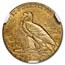 1928 $2.50 Indian Gold Quarter Eagle MS-62 NGC
