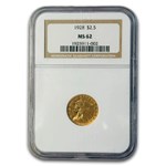 1928 $2.50 Indian Gold Quarter Eagle MS-62 NGC