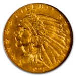 1928 $2.50 Indian Gold Quarter Eagle MS-63 NGC