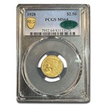 1928 $2.50 Indian Gold Quarter Eagle MS-64 PCGS CAC