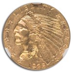 1928 $2.50 Indian Gold Quarter Eagle MS-65 NGC