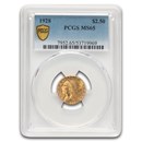 1928 $2.50 Indian Gold Quarter Eagle MS-65 PCGS
