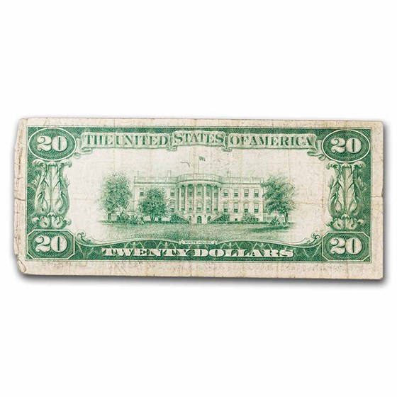 1928 $20 Gold Certificate Avg Circ (Fr#2402) 1928 $20 Gold Certificate Avg Circ (Fr#2402)