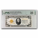 1928 $20 Gold Certificate VF-25 PMG (Fr#2402)