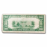 1928 $20 Gold Certificate VG-VF (Fr#2402)