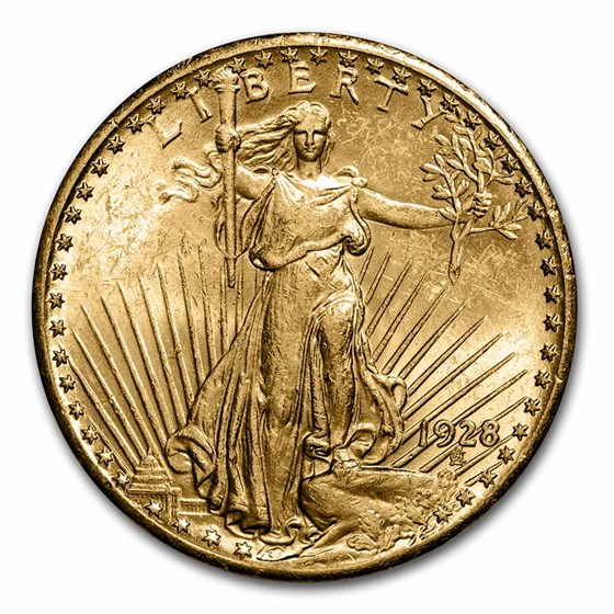 1928 $20 St Gaudens Gold Double Eagle BU 1928 $20 St Gaudens Gold Double Eagle BU