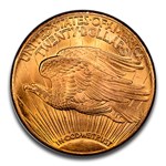 1928 $20 St Gaudens Gold Double Eagle MS-63 CACG