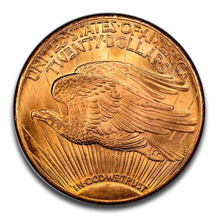 1928 $20 St Gaudens Gold Double Eagle MS-63 CACG