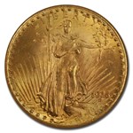 1928 $20 St Gaudens Gold Double Eagle MS-64 NGC CAC