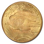 1928 $20 St Gaudens Gold Double Eagle MS-64 NGC CAC
