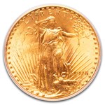 1928 $20 St. Gaudens Gold Double Eagle MS-65+ PCGS