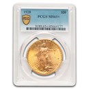 1928 $20 St Gaudens Gold Double Eagle MS-65+ PCGS