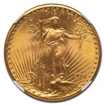 1928 $20 St Gaudens Gold Double Eagle MS-66+ NGC