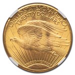 1928 $20 St Gaudens Gold Double Eagle MS-66+ NGC