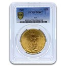 1928 $20 St Gaudens Gold Double Eagle MS-67 PCGS