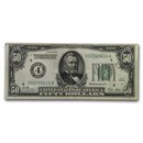 1928 (4-Cleveland) $50 FRN VF (Fr#2100-D)