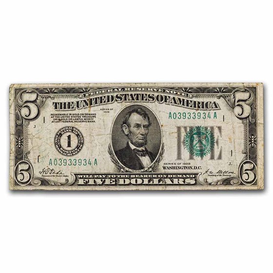 1928 $5.00 FRN Cull/Good (Random Series) 1928 $5.00 FRN Cull/Good (Random Series)