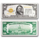 1928 $50 Gold Certificate CU (Fr#2404)