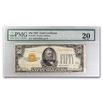 1928 $50 Gold Certificate VF-20 PMG (Fr#2404)