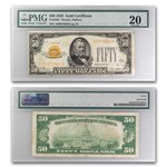 1928 $50 Gold Certificate VF-20 PMG (Fr#2404)