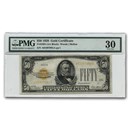 1928 $50 Gold Certificate VF-30 PMG (Fr#2404)