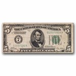 1928 (7-Chicago) $5.00 FRN Fine (Fr#1950-G)