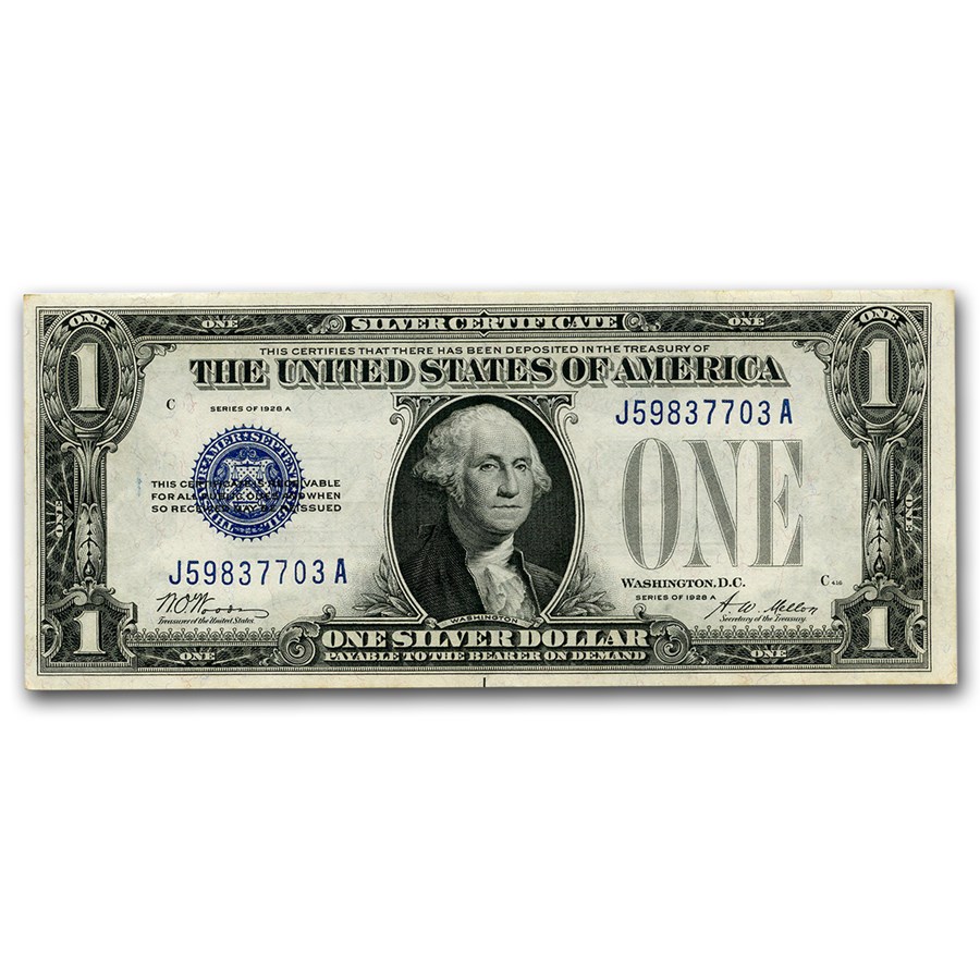 1928-A $1.00 Silver Certificates CU (Fr#1601)