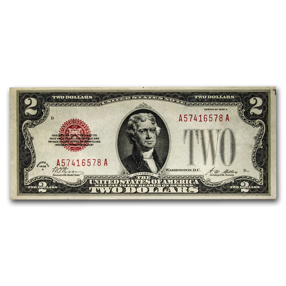 1928-A $2.00 U.S. Note Red Seal Choice AU 1928-A $2.00 U.S. Note Red Seal Choice AU