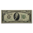 1928-A (4-Cleveland) $10 FRN VF (Fr#2001-D)